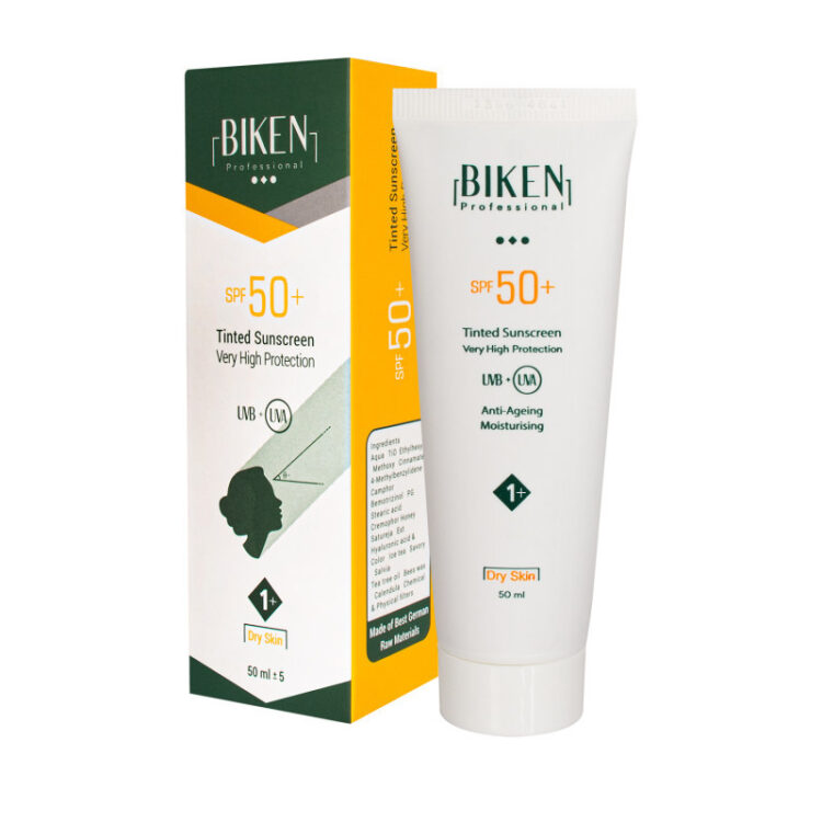 کرم ضد آفتاب رنگی پوست خشک بیکن SPF50 ( شماره +1 ) 50ml