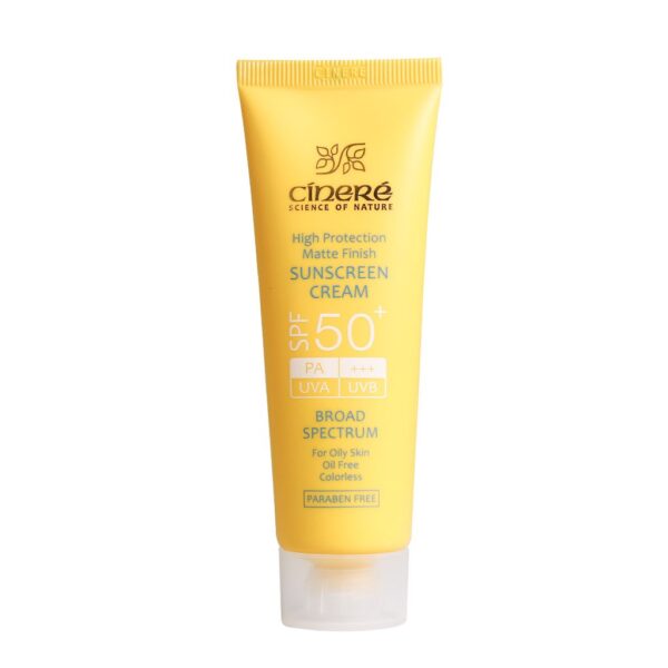 کرم ضد آفتاب سینره پوست چرب SPF50 ، فاقد رنگ 50ml