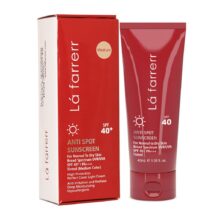 کرم ضد آفتاب SPF40 پوست خشک و معمولی لافارر رنگی و ضد لک بژ متوسط 40ml (قیمت قدیم)