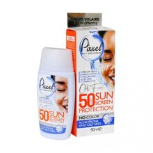 کرم ضد آفتاب بدون رنگ پیکسل spf50 مناسب پوست چرب و جوشدار   50ml